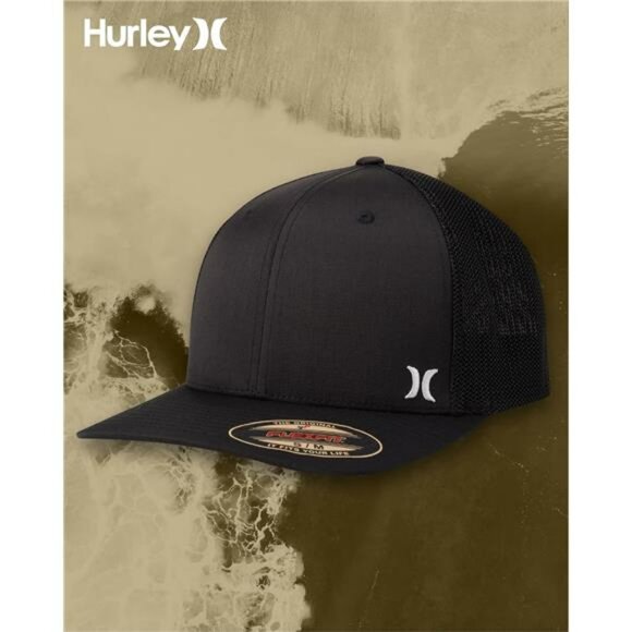 Mens mesh baseball cap fitted summer hat breathable curved brim sporty - Picture 7 of 8